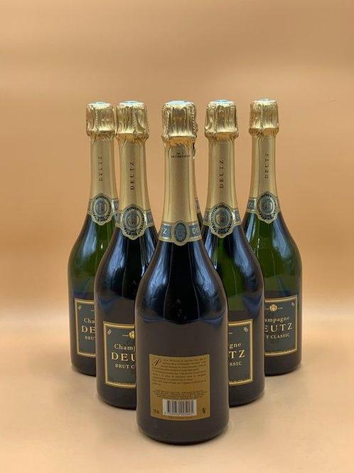 Deutz - Champagne Brut Classic - 6 Flessen (0.75 liter), Verzamelen, Wijnen