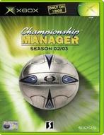 Championship Manager: Season 02/03 [Xbox Original], Ophalen of Verzenden, Nieuw