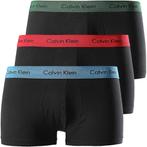 -4% Calvin Klein  Calvin Klein 3-pack boxers  maat S, Verzenden, Zwart