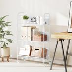 TRUUSK Boekenkast Opbergrek - 3 Niveaus - Op Wielen - Speelg, Huis en Inrichting, Verzenden, Nieuw