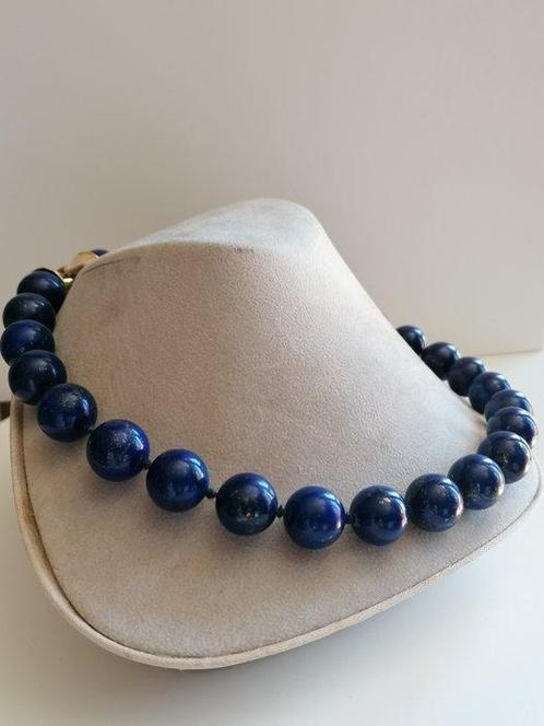 Halsketting - 18 karaat Geel goud Lapis lazuli, Sieraden, Tassen en Uiterlijk, Kettingen