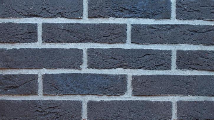 art. 1107 handvorm zwart blauw nuance waalformaat, Doe-het-zelf en Verbouw, Metselstenen, Bakstenen, Nieuw