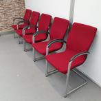 Ahrend 230 vergaderstoelen - rode stof (alleen per set), Ophalen of Verzenden, Nieuw