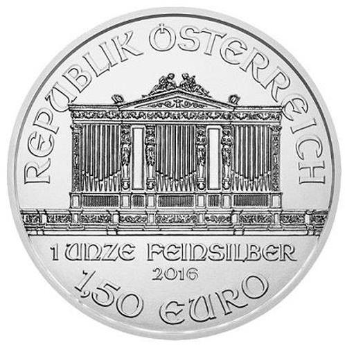 Wiener Philharmoniker 1 oz 2016, Postzegels en Munten, Munten | Europa | Niet-Euromunten, Losse munt, Zilver, Oostenrijk, Verzenden