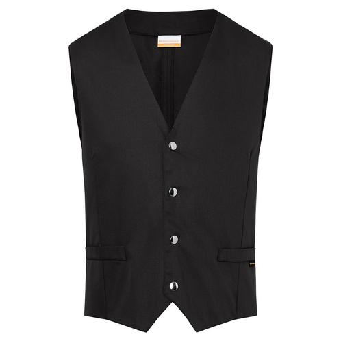 GGM Gastro | KARLOWSKY | Heren Vest Kai - Zwart - maat: 54 |, Kleding | Heren, Truien en Vesten, Zwart, Maat 52/54 (L), Nieuw