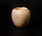Oud-Egypte albasten offervaas - 7 cm