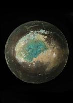 Sasanian Brons Kom met vogeltjesmotief, Antiek en Kunst