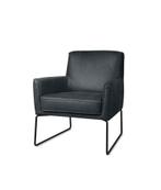 Fauteuil Bach - fauteuils - Zwart, Nieuw, Zwart, Leer