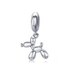 Ballon Hond Bedel Hangende Charm Pandora compatible, Sieraden, Tassen en Uiterlijk, Bedels, Nieuw, Overige merken, Verzenden