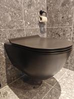 Wandcloset hangend toilet zwart easy clean randloos  - 0032, Doe-het-zelf en Verbouw, Sanitair, Ophalen, Nieuw, Toilet