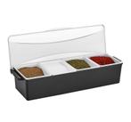 GGM Gastro | Garneercenter met 4 bakjes - incl. deksel |, Verzenden