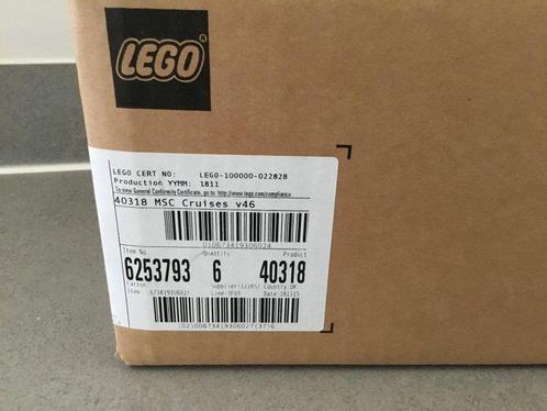 Lego Set - 40318 - Classic - MSC Cruise Boat (sealed case, Kinderen en Baby's, Speelgoed | Duplo en Lego