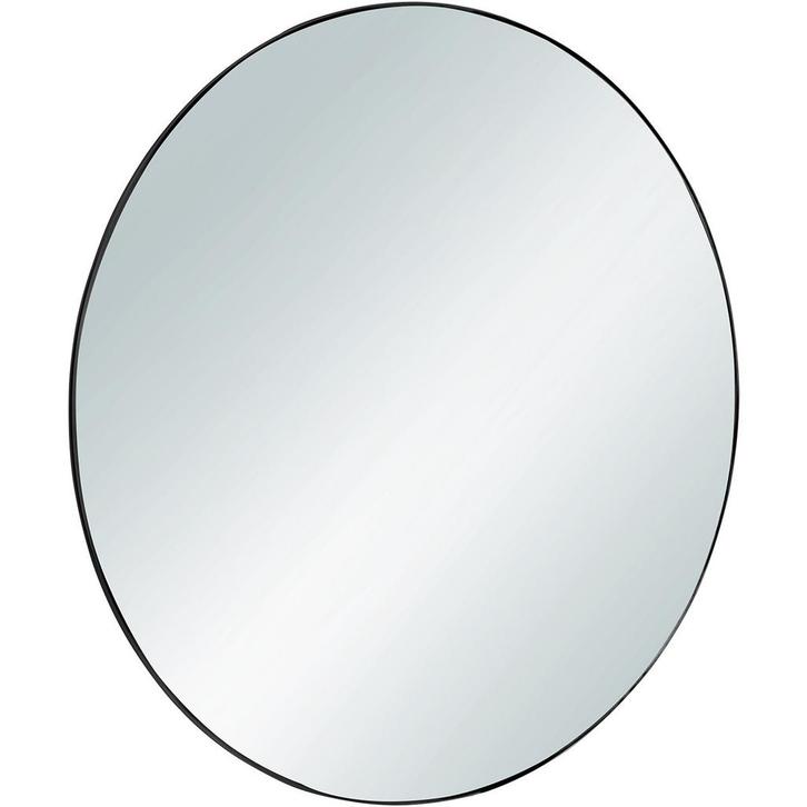 Spiegel - Trion Mali - Ø50cm - Wandspiegel in Frame - Zwart, Huis en Inrichting, Woonaccessoires | Spiegels, Nieuw, Ophalen of Verzenden