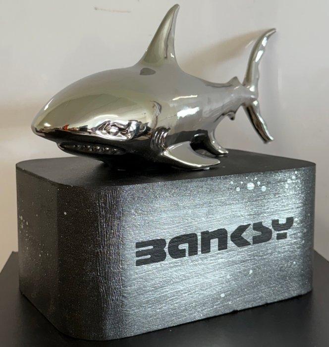Daluxe Art - Banksy Shark Inspired, Antiek en Kunst, Kunst | Designobjecten