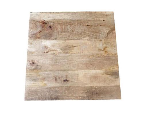 Tafelblad Mangohout vierkant 70x70 cm, Huis en Inrichting, Tafelonderdelen, Nieuw, Ophalen of Verzenden