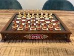 Schaakspel - Very exclusive “Coca-Cola stained glass chess