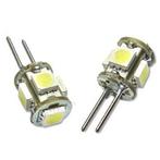 LED lamp G4 5 stuks | steeklampje | 0,8W=5-10W | 5-SMD warmw, Verzenden, Nieuw