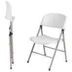 Bolero opklapbare stoelen wit, Verzenden, Nieuw in verpakking