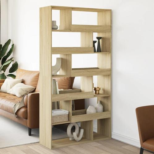 vidaXL Kamerscherm 100x33x187,5 cm bewerkt hout sonoma, Huis en Inrichting, Kasten | Boekenkasten, Nieuw, Overige houtsoorten