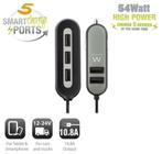 Ewent | Lader | 12 V | 5 Poorts | 5x USB | 54 W | 10.8 A, Nieuw, Verzenden