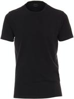 Venti Basis T-shirt Met Stretch Ronde hals Zwart 2-Pack, Kleding | Heren, Verzenden, Nieuw, Zwart