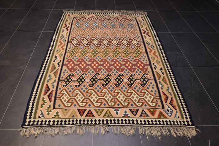 Anatolien Kilim - Kelim - 244 cm - 158 cm, Huis en Inrichting, Stoffering | Tapijten en Kleden