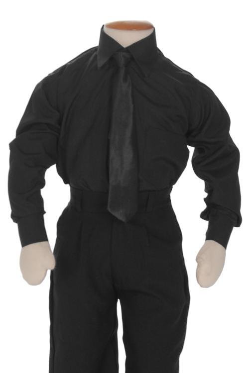 Kinderoverhemd lange mouw zwart-170/176 NIEUW, Kinderen en Baby's, Kinderkleding | Maat 176, Jongen, Nieuw, Ophalen of Verzenden