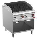 Gaslavasteengrill, module 1/1, 2-zijdige gietijzeren rooster, Verzenden