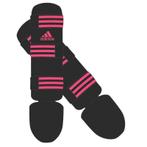Adidas Velcro Scheenbeschermers - Zwart/Roze, Sport en Fitness, Vechtsporten en Zelfverdediging, Nieuw, Ophalen of Verzenden