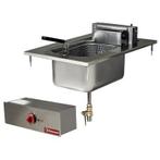 Elektrische friteuse 1 kuip van 10 liter, inbouw | Diamond |, Verzenden, Nieuw in verpakking