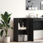 vidaXL Boekenkast Zwart eiken 40 x 30 x 77 cm Bewerkt hout, Huis en Inrichting, Kasten | Boekenkasten, Minder dan 50 cm, Verzenden