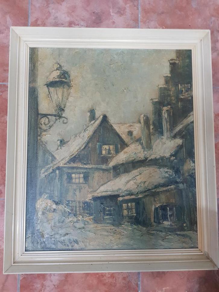 Schilderij Jan Wingen, Antiek en Kunst, Kunst | Schilderijen | Klassiek, Ophalen