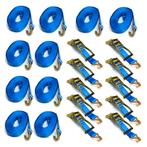 Spanbanden spanband 2-delig 50 mm polyester 5000 kg, Ophalen of Verzenden