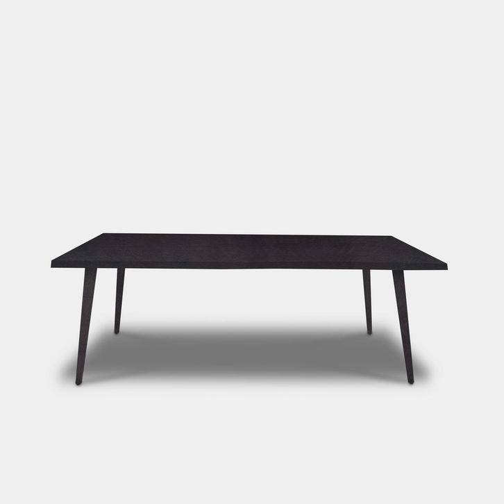 Tafel Boomstam Eikenhout  Konisch  200x100, Huis en Inrichting, Tafels | Eettafels