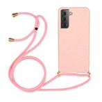 Galaxy S22 Crossbody TPU Hoesje met Koord Roze, Ophalen of Verzenden, Nieuw