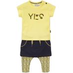 Dirkje-collectie Tweedelig setje Yes (navy/yellow), Kinderen en Baby's, Babykleding | Maat 50, Nieuw, Meisje, Dirkje, Verzenden