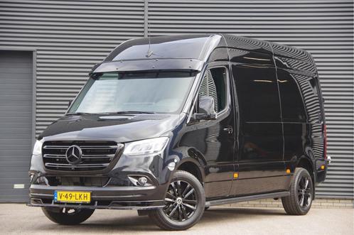 Zakelijke Lease |  Mercedes-Benz Sprinter 319 3.0 V6 CDI L2H, Auto's, Bestelauto's, Dealer onderhouden, Lease, Zwart, Automaat