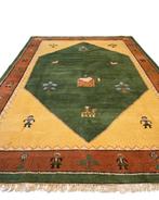 Groot Perzisch Tapijt Gabbeh wollen vloerkleed handgeknoopt, Huis en Inrichting, Stoffering | Tapijten en Kleden, Bruin, 200 cm of meer