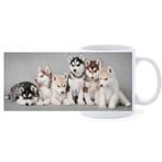 Beker - Husky Pups in Diverse Kleuren NIEUW, Ophalen of Verzenden, Nieuw