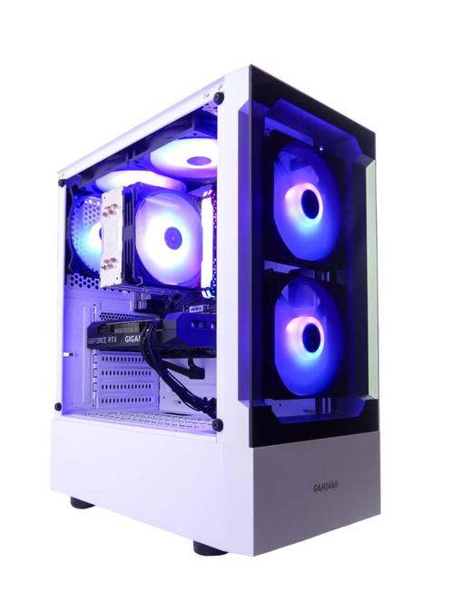 AMD Ryzen 7 5700X Full RGB Game PC WHITE - RX 7600 8GB -..., Computers en Software, Desktop Pc's, Nieuw, Ophalen of Verzenden