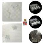 Cheqo® 3-in-1 Glazen Bordspel Set - Schaken - Checkers - Bac, Hobby en Vrije tijd, Nieuw, Verzenden