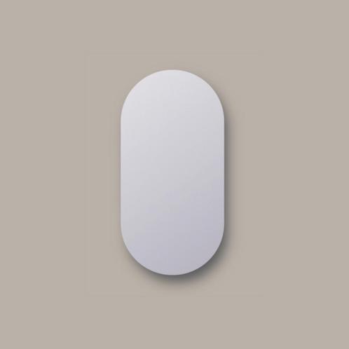 Spiegel Sanicare Q-Mirrors 70x100 cm Ovaal/Rond   incl., Doe-het-zelf en Verbouw, Sanitair, Ophalen of Verzenden
