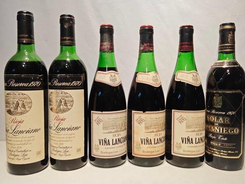 1970 x2 Gran Reserva, 1970 x3 Crianza Viña Lanciano & 1970, Verzamelen, Wijnen