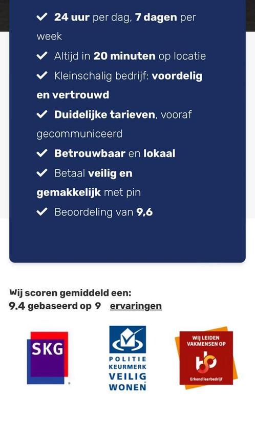24/7 Sloten Vervangen/Openen  Amsterdam/Haarlem| 0639687307, Diensten en Vakmensen, Reparatie en Onderhoud | Sloten, 24-uursservice