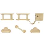 TRUUSK 5-delige Katten Klimmuur Set - Krabpaal - Springplatf, Verzenden, Nieuw