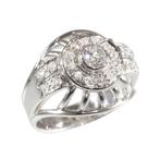 Ring - 18 karaat Witgoud -  0.38ct. tw. Diamant (Natuurlijk)