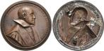 Bronze Personenmedaille Chevalier, Nicolas 1562 +1630, fr..., Verzenden