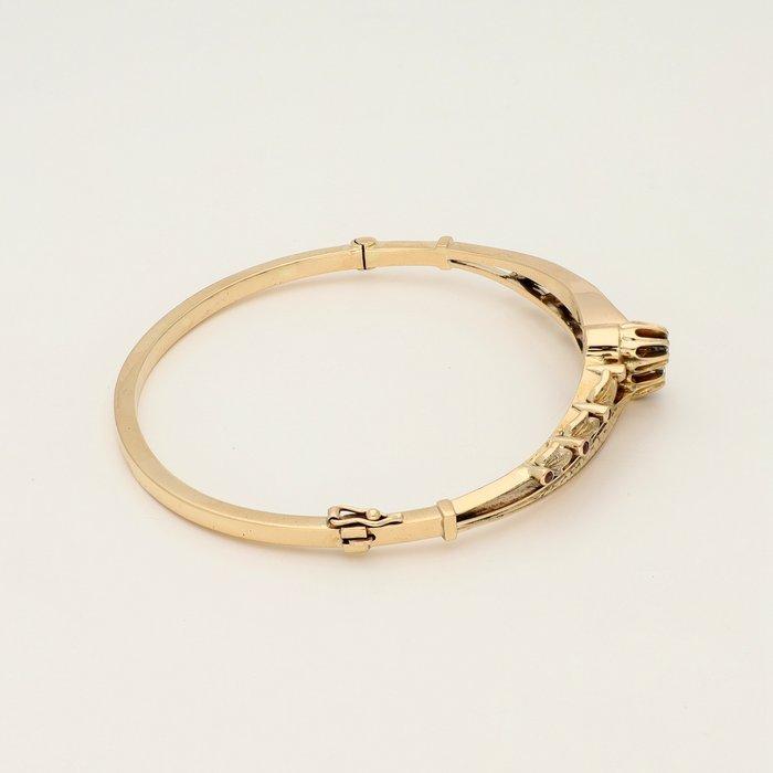 Armband - 14 karaat Geel goud Diamant (Natuurlijk) - Robijn, Sieraden, Tassen en Uiterlijk, Armbanden