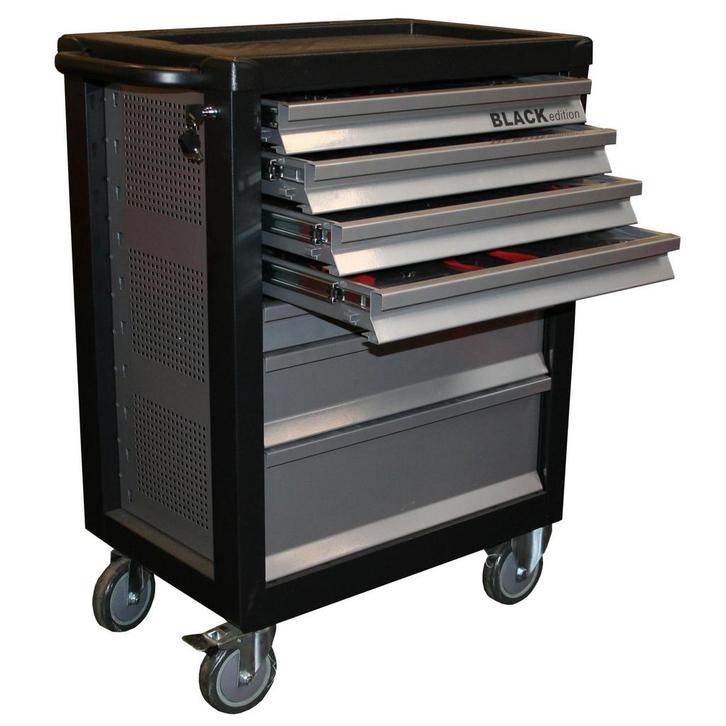 Benson Gereedschapswagen - 1121-delig - 7 laden - zwart/z..., Auto diversen, Autogereedschap, Nieuw, Ophalen of Verzenden