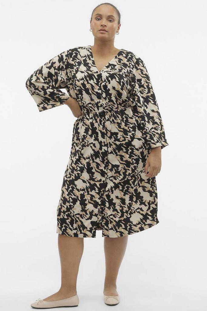 VERO MODA curve jurk NORA Maat:, Kleding | Dames, Jurken, Overige kleuren, Nieuw, Verzenden